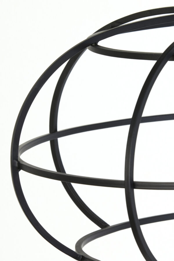 Zwarte draadframe hanglamp met metaal Light & Living Imelda - Ø 53 cm - Image 8