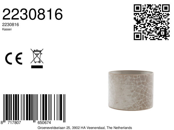 Lampenkap beige structuur Light & Living Kassei - Ø 30 cm - Image 8