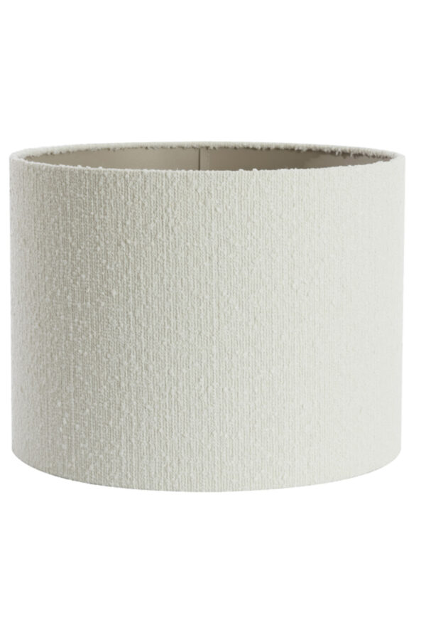 Crème cilindervormige stoffen lampenkap Light & Living Bolero - Ø 40 cm - Image 2