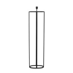 Zwarte metalen vloerlamp met open frame Light & Living Mylo – H 145 cm