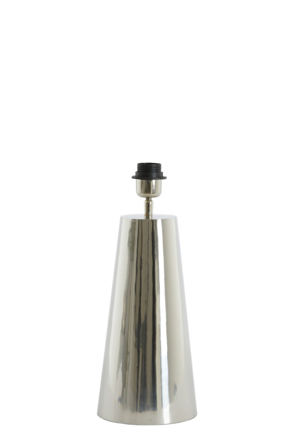 Zilveren conische lampenvoet Light & Living Yelos - H 35 cm - Image 2