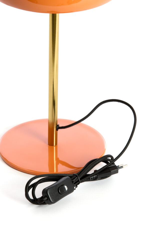 Oranje glanzende moderne tafellamp Light & Living Surin - H 40 cm - Image 5