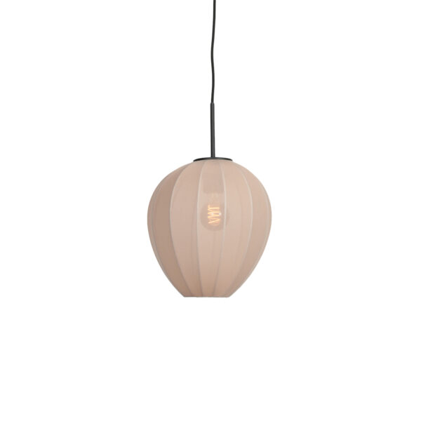 Cremekleurige japandi hanglamp Mexlite HaloSwap - Ø 25 cm