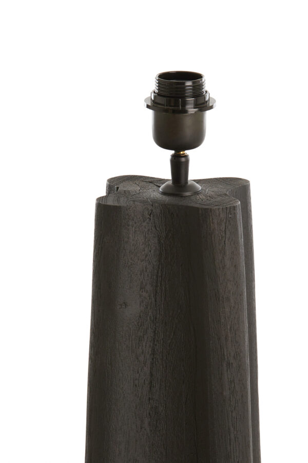Kleur zwarte houten lampenvoet Light & Living Navelli - H 125 cm - Image 4