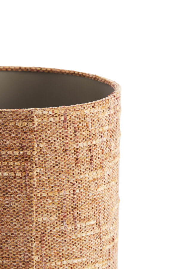 Bruine cilindrische lampenkap stof Light & Living Osire - Ø 30 cm - Image 4