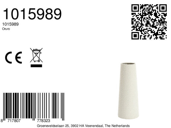 Stoffen lampenkap ivoorkleurig Light & Living Oruro - Ø 10,5 cm - Image 6