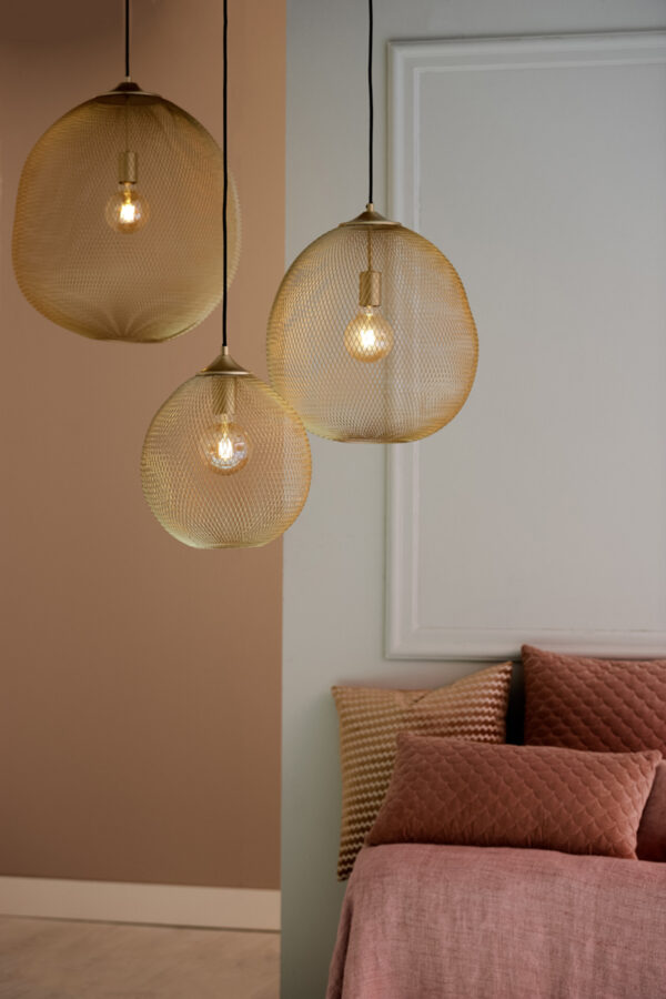 Gouden draad hanglamp modern Light & Living Moroc - Ø 30 cm - Image 4