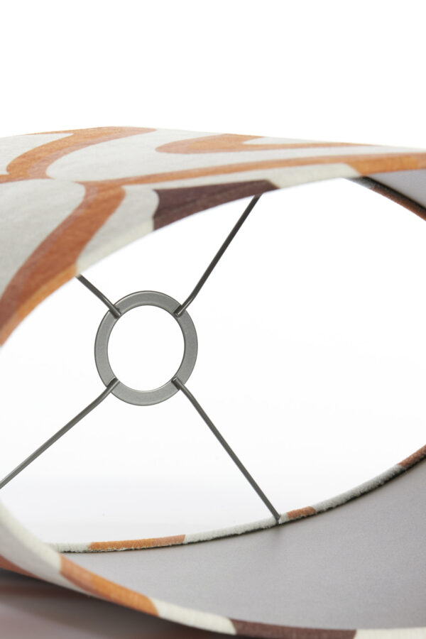 Retro lampenkap met een patroon Light & Living Cookie - H 32 cm - Image 6