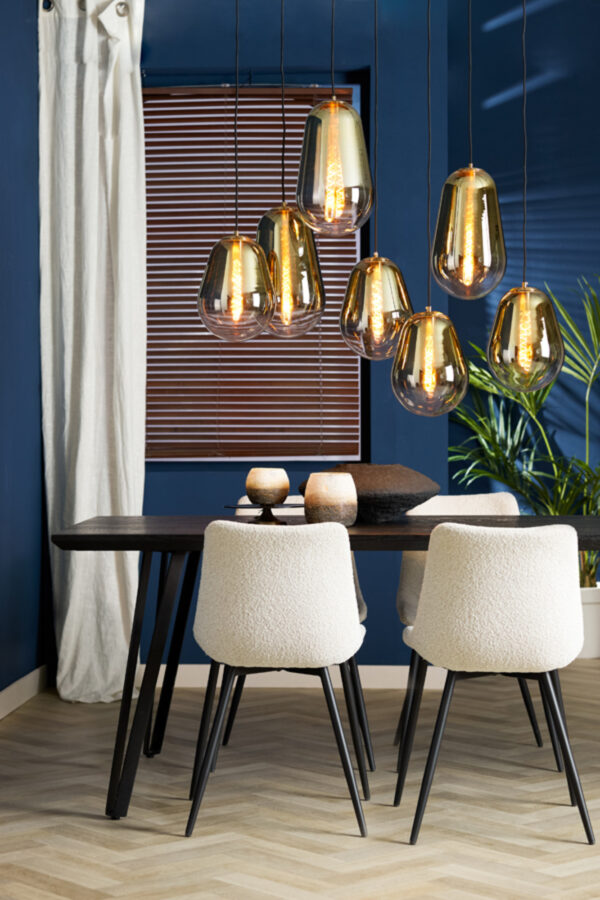 Hanglamp met meerdere glazen kapjes Light & Living Maeve - B 100 cm - Image 4