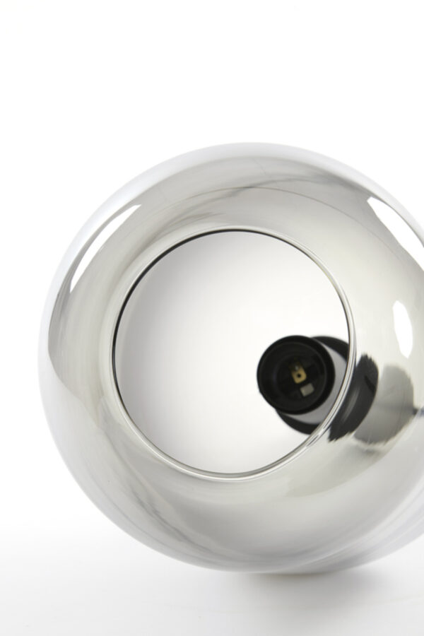 Grijze glazen hanglamp met elegante uitstraling Light & Living Lekar - Ø 22 cm - Image 8