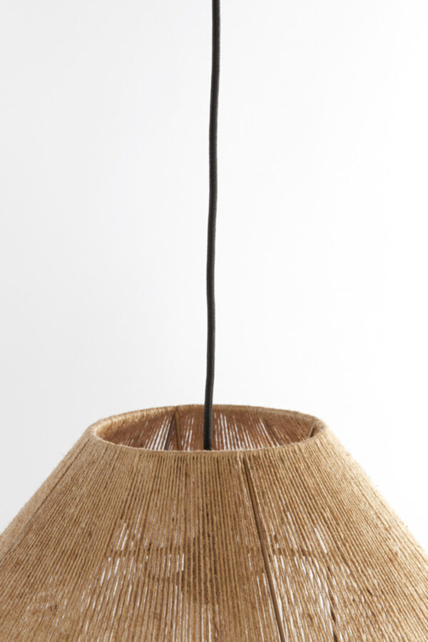 Rieten hanglamp naturel tint Light & Living Malva - Ø 60 cm - Image 3