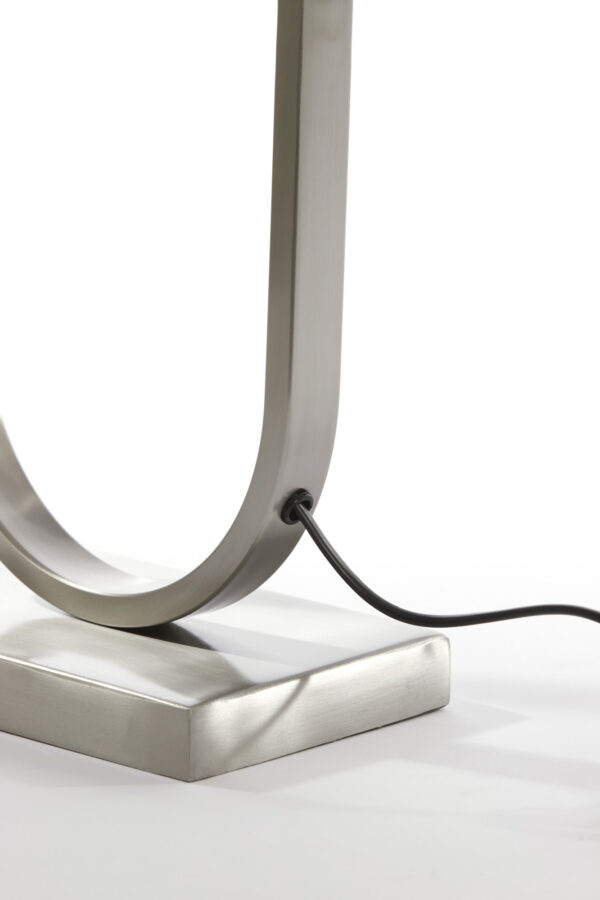 Ovale Zilveren lampenvoet Light & Living Jamiri - H 45 cm - Image 6