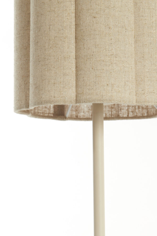 Lieve beige japandi tafellamp Light & Living Fringe - H 70 cm - Image 8
