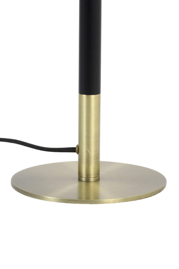 Zwart met gouden lampenvoet Light & Living Rodrigo - H 37,5 cm - Image 4