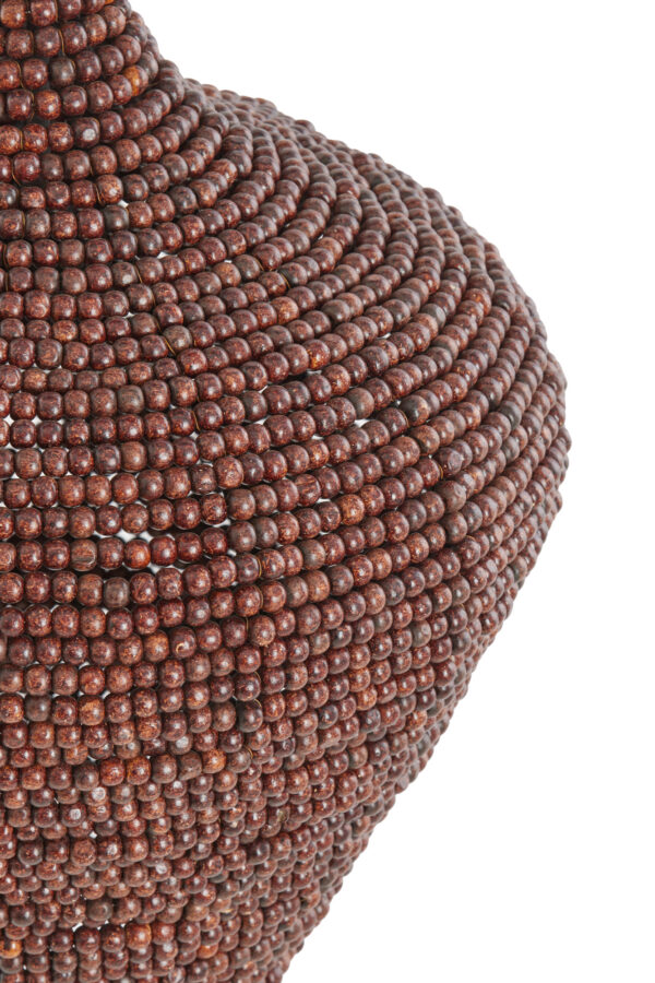 Bruine rotan hanglamp met kralen Light & Living Kalenga - Ø 28 cm - Image 3