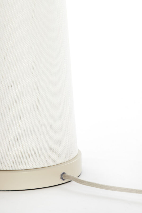 Ivoor witte tafellamp Light & Living Fyon - H 45 cm - Image 5