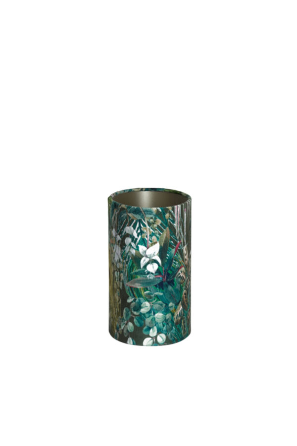 Groene lampenkap met bladeren decoratie Light & Living Xenia Flora - H 25 cm - Image 4