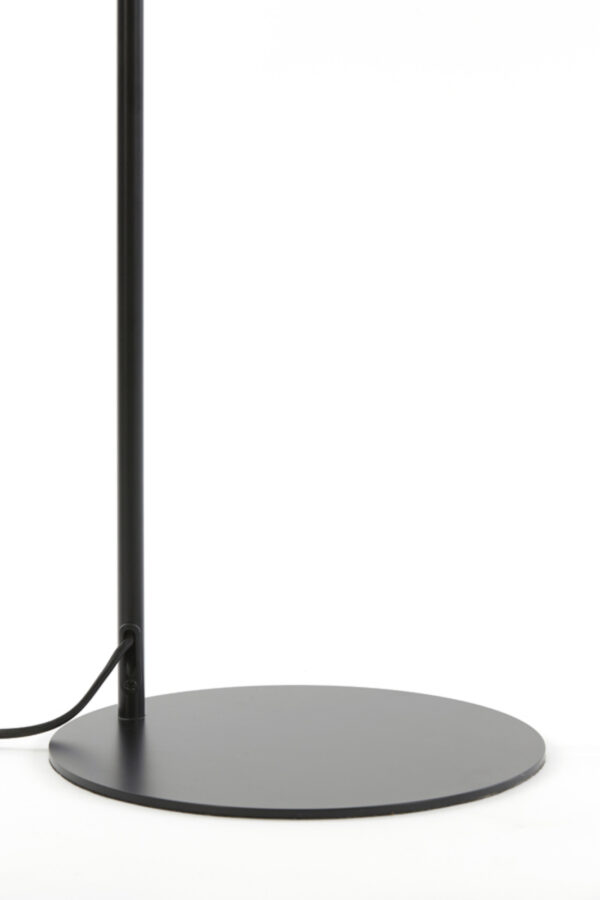 Zwarte rookglazen vloerlamp Light & Living Lekar - H 155 cm - Image 6