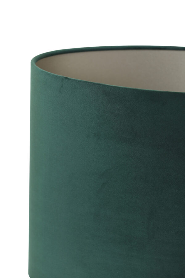 Groene lampenkap in cilinder vorm Light & Living Velours - H 32 cm - Image 8