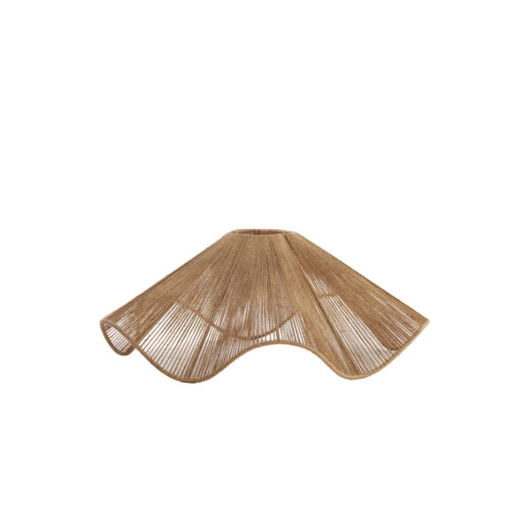 Rieten lampenkap golvende vorm Light & Living Fodara - Ø 53 cm