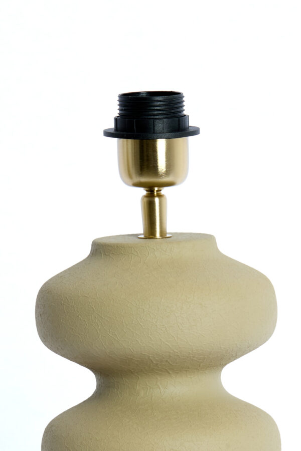 Keramische lampvoetje beige Light & Living Soroca - H 24 cm - Image 3