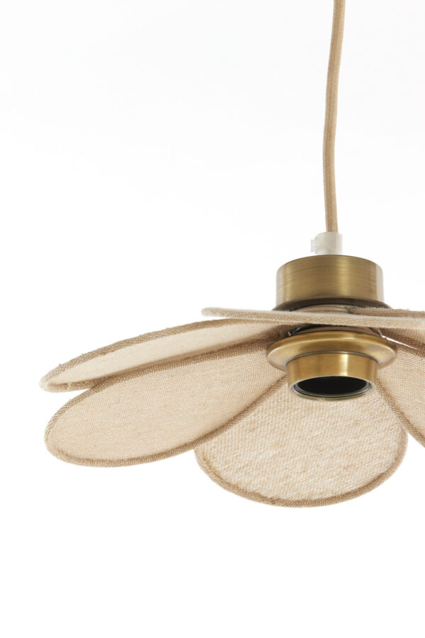Bloemvormige hanglamp in naturel tint Light & Living Fyano - Ø 30,5 cm - Image 3