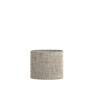 Beige structuur lampenkap van stof Light & Living Okavi - H 25 cm