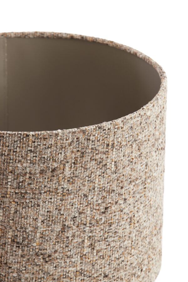Cilindervormige beige stoffen lampenkap Light & Living Osire - Ø 40 cm - Image 3