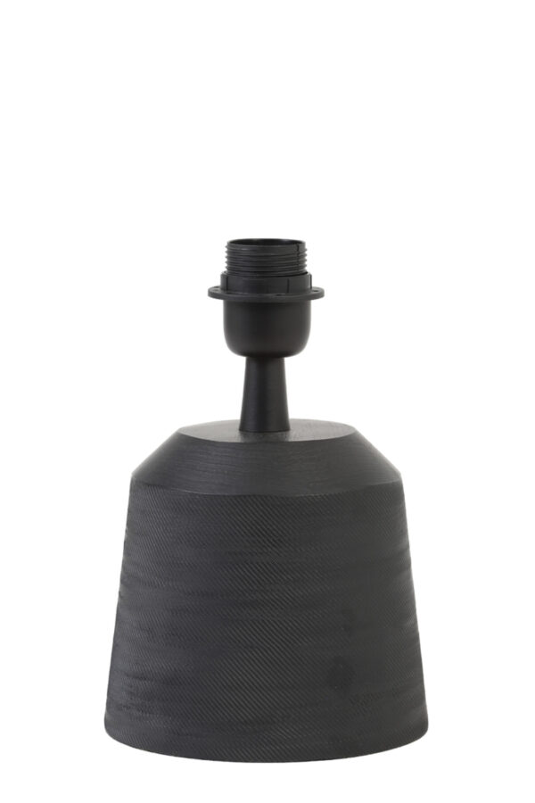 Zwarte kunststof tafellamp Light & Living Lilou – H 18 cm - Image 2