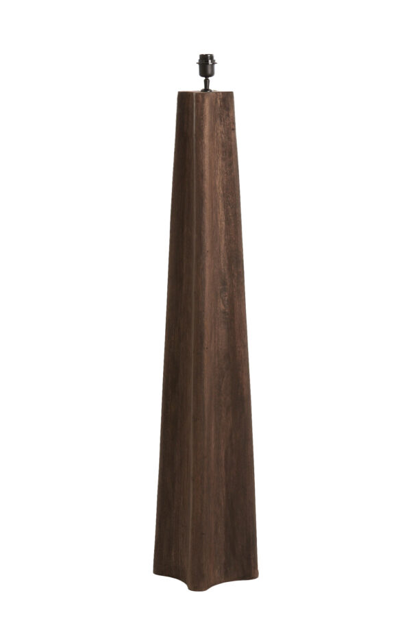 Houten lampenvoet donkerbruin Light & Living Navelli - H 125 cm - Image 3