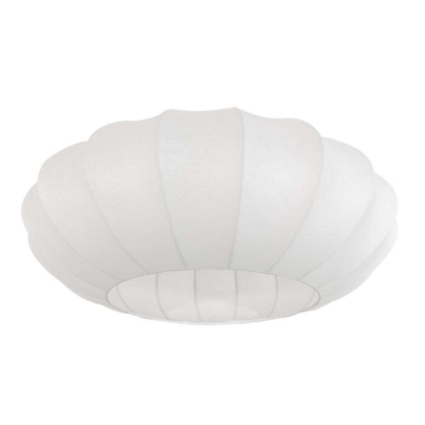 Geknikte zwarte booglamp linnen kap Anne Lighting ZigZag - Image 5