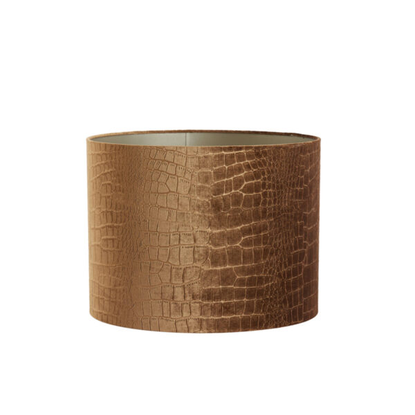 Lampenkap goud krokodillenprint Light & Living Praya - Ø 50 cm