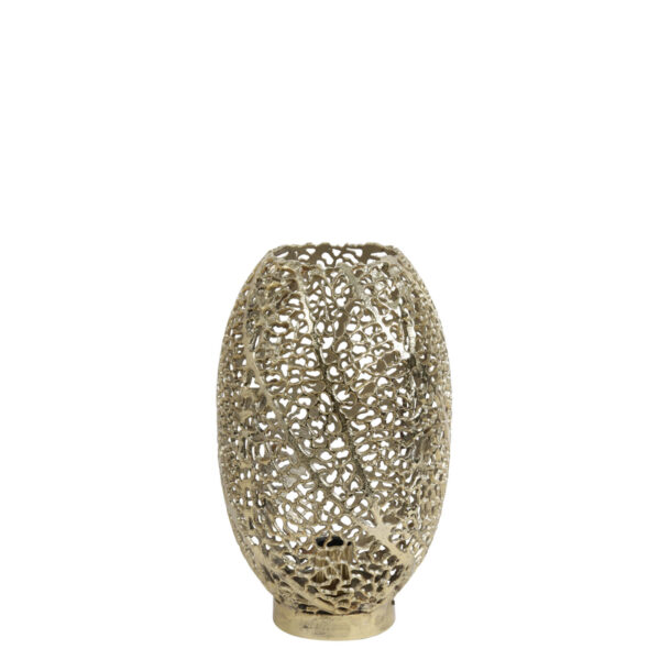 Gouden opengewerkte tafellamp Light & Living Sinula - H 40 cm