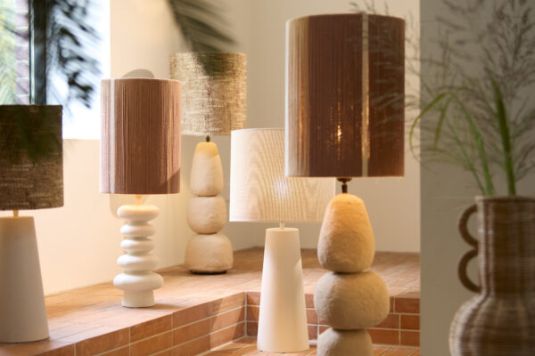 Stoffen lampenkap bruintinten Light & Living Medan - Ø 30 cm - Image 4