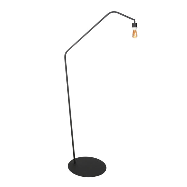 Booglamp zwart met velvet blauwe kap Anne Lighting ZigZag - Image 13