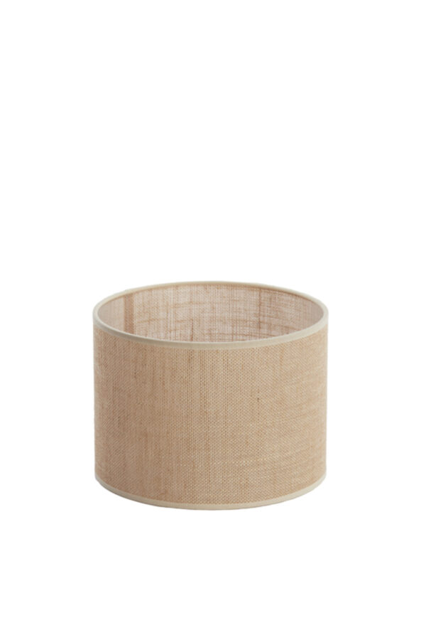 Beige cilindervormige lampenkap voor sfeerverlichting Light & Living Sendai - Ø 25 cm - Image 3