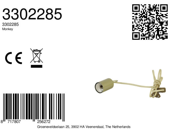 Tafellampen Light & Living Monkey in warme kleur – H 6,5 cm - Image 5