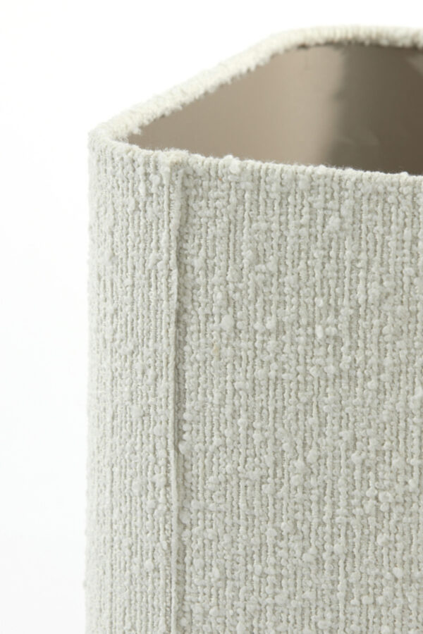Rechthoekige stoffen lampenkap beige Light & Living Bolero - H 35 cm - Image 6