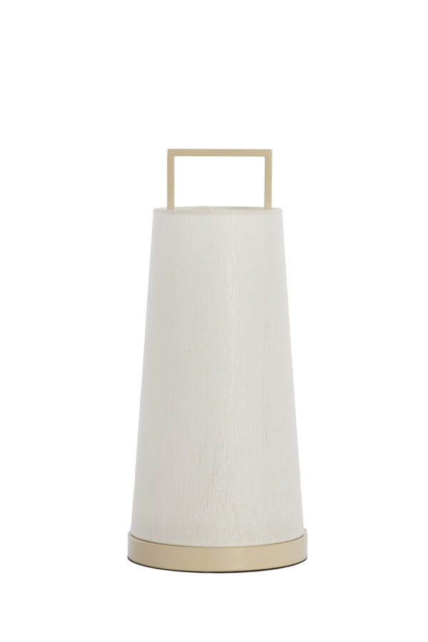 Ivoor witte tafellamp Light & Living Fyon - H 45 cm - Image 2
