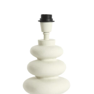 Alternative view of Bolvormige witte lampenvoet Light & Living Olona