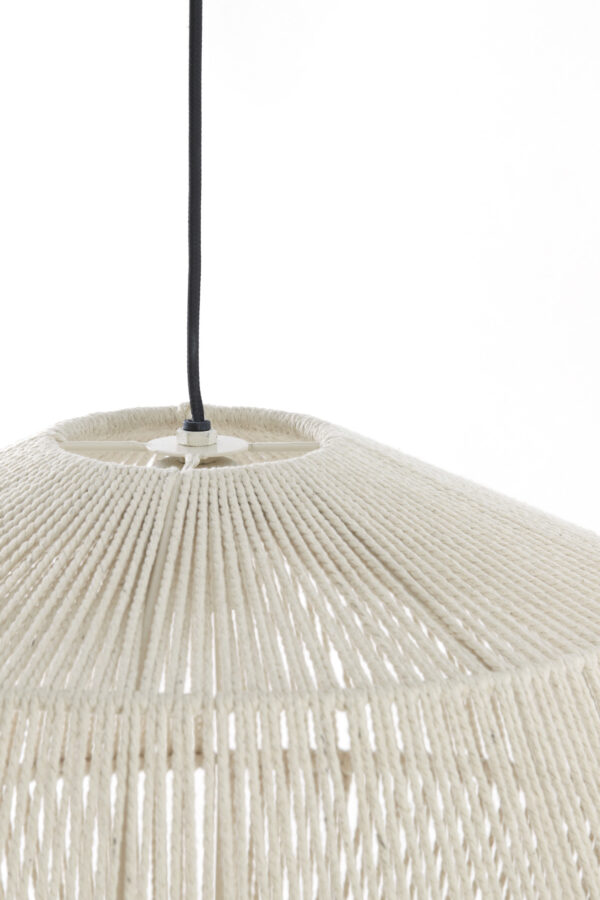 Crèmekleurige draad hanglamp Light & Living Deya - Ø 49 cm - Image 5