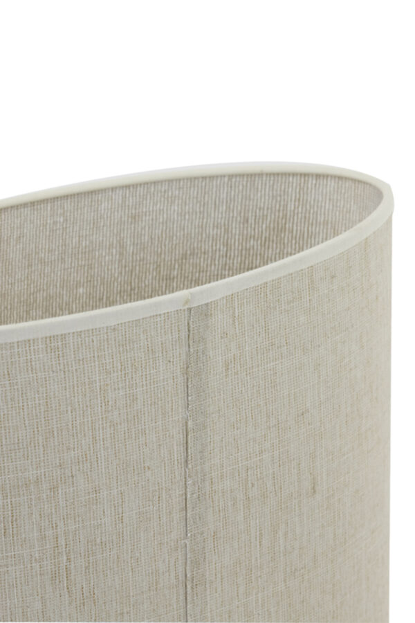Beige lampenkap in cilindervormige stoffen Light & Living Breska - H 25 cm - Image 8