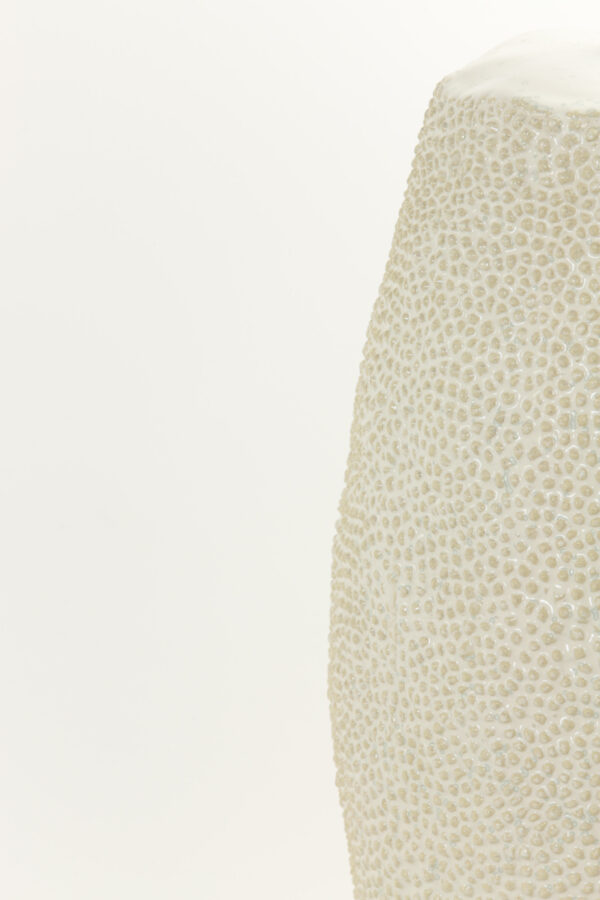 Geribbelde lampvoet beige Light & Living Kyara - H 51,5 cm - Image 4