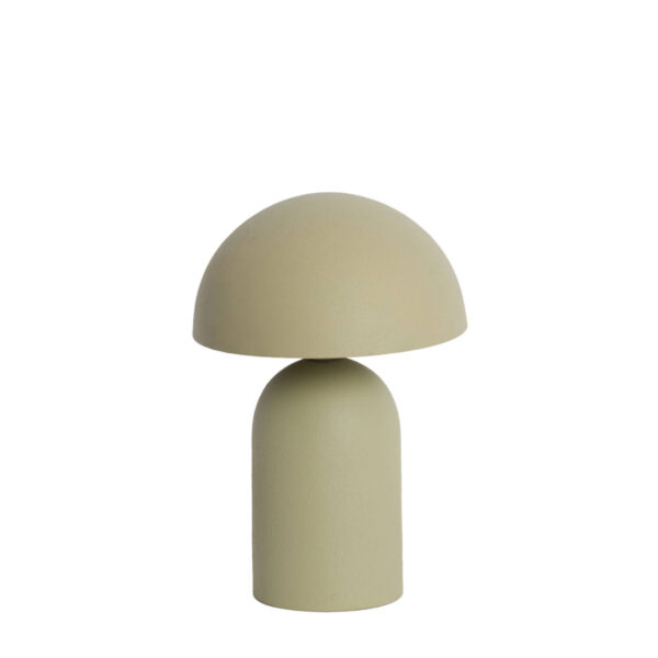 Paddenstoelvormige lamp beige Light & Living Tolima - H 35 cm