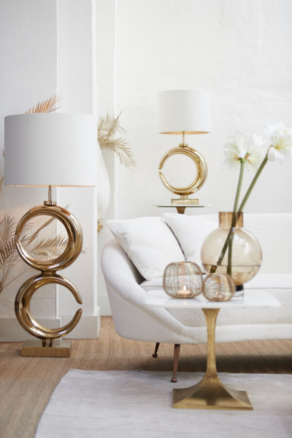 Gouden tafellamp Light & Living Maan in modern ontwerp – H 60 cm - Image 4