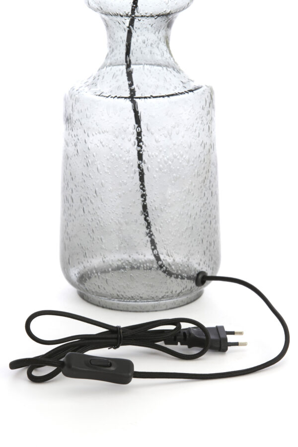 Glazen lampvoet met bubbels Light & Living Labin - H 51 cm - Image 7