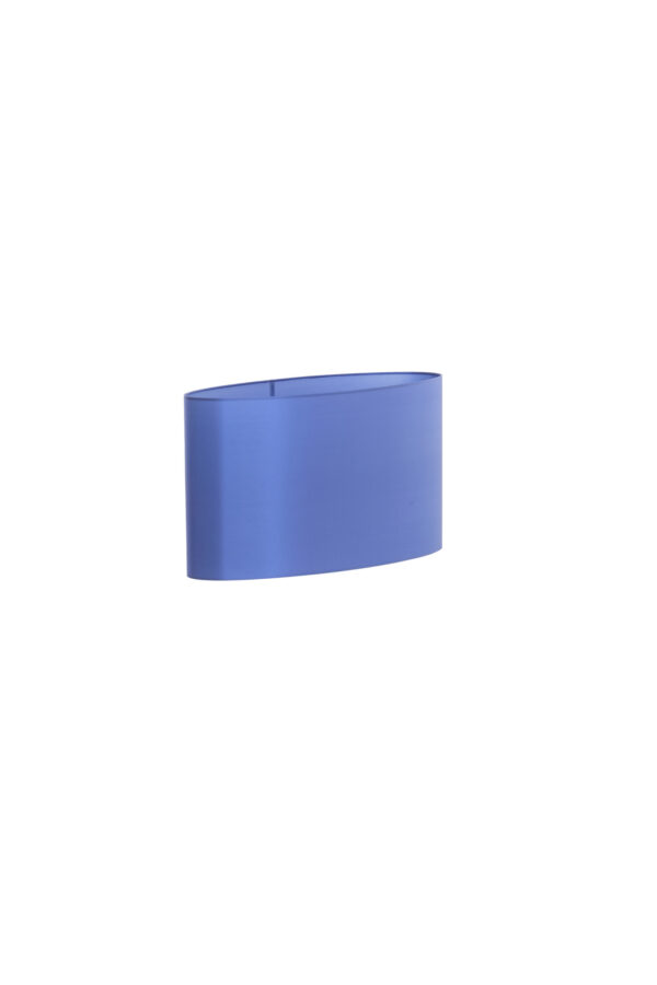 Kleurige cilindervormige lampenkap in blauw Light & Living Paradox - H 25 cm - Image 3