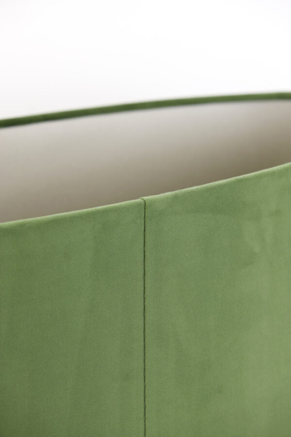 Groene cilindrische lampenkap stof Light & Living Velours - H 25 cm - Image 7