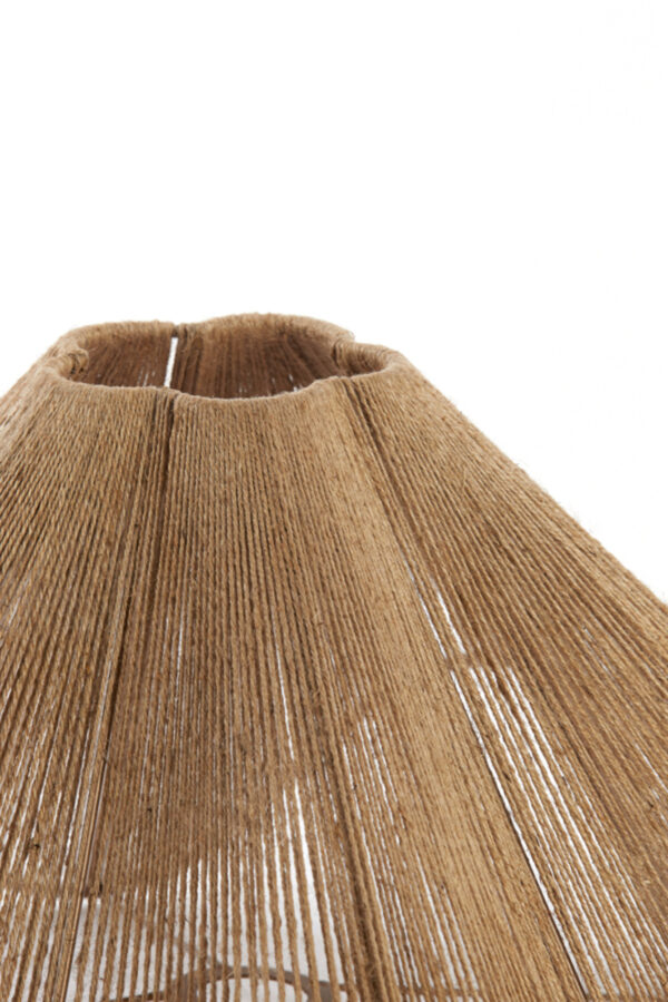 Rotan kap naturel kleur Light & Living Fodara - Ø 45 cm - Image 4