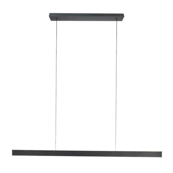 Zwarte design hanglamp met up- & downlight Mexlite BrightLine - Image 6